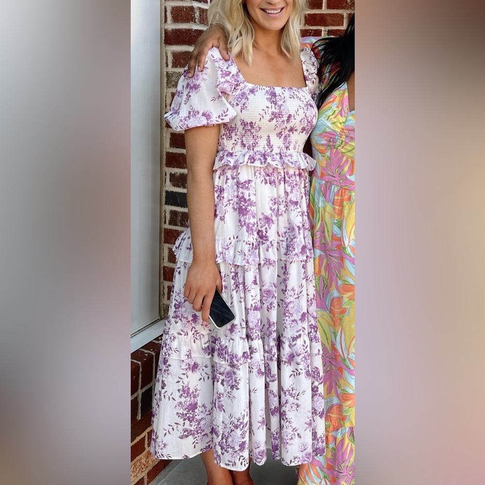 Flying Tomato Ruffle Floral Dress